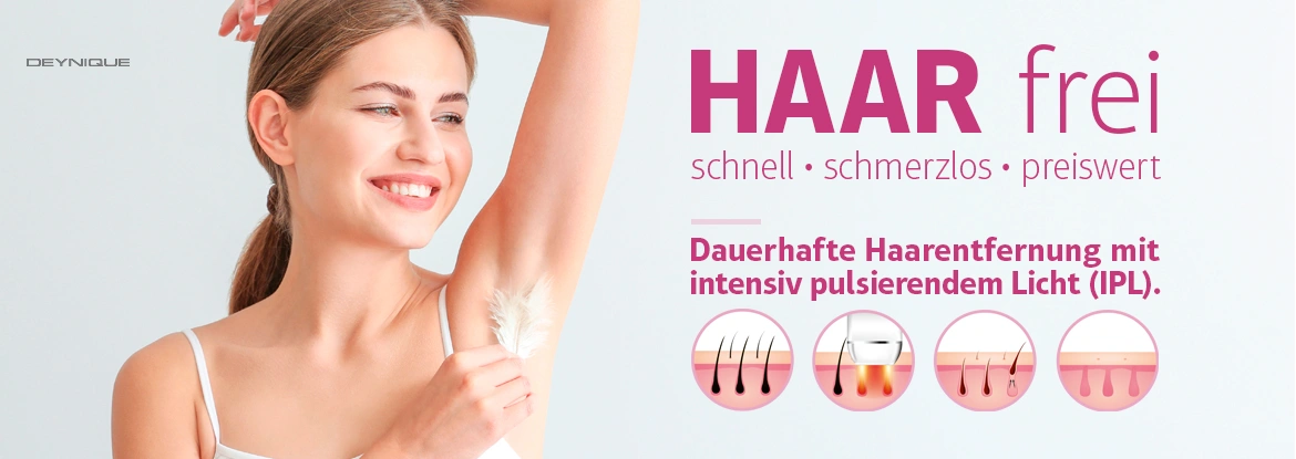 DEYNIQUE dauerhafte Haarentfernung